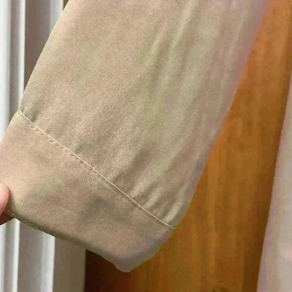 Krisa Revolve Brand L/S Swing Dress-Keyhole Front In Plaster-Small NWT - Picture 3 of 7